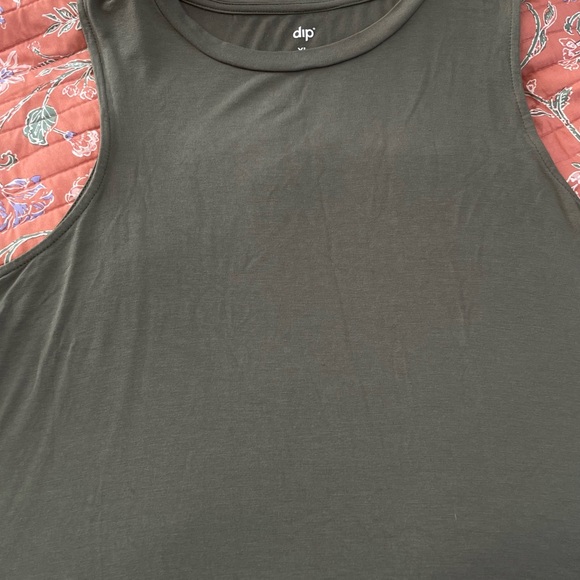 Stretchy Jersey Tank Midi Swing Dress - Picture 7 of 7